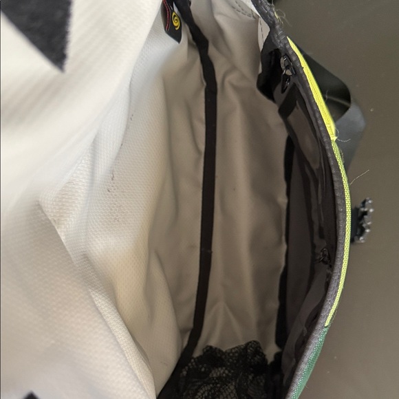 Timbuk2 Two-Tone Green and Yellow Small Messenger Bag - Picture 3 of 5